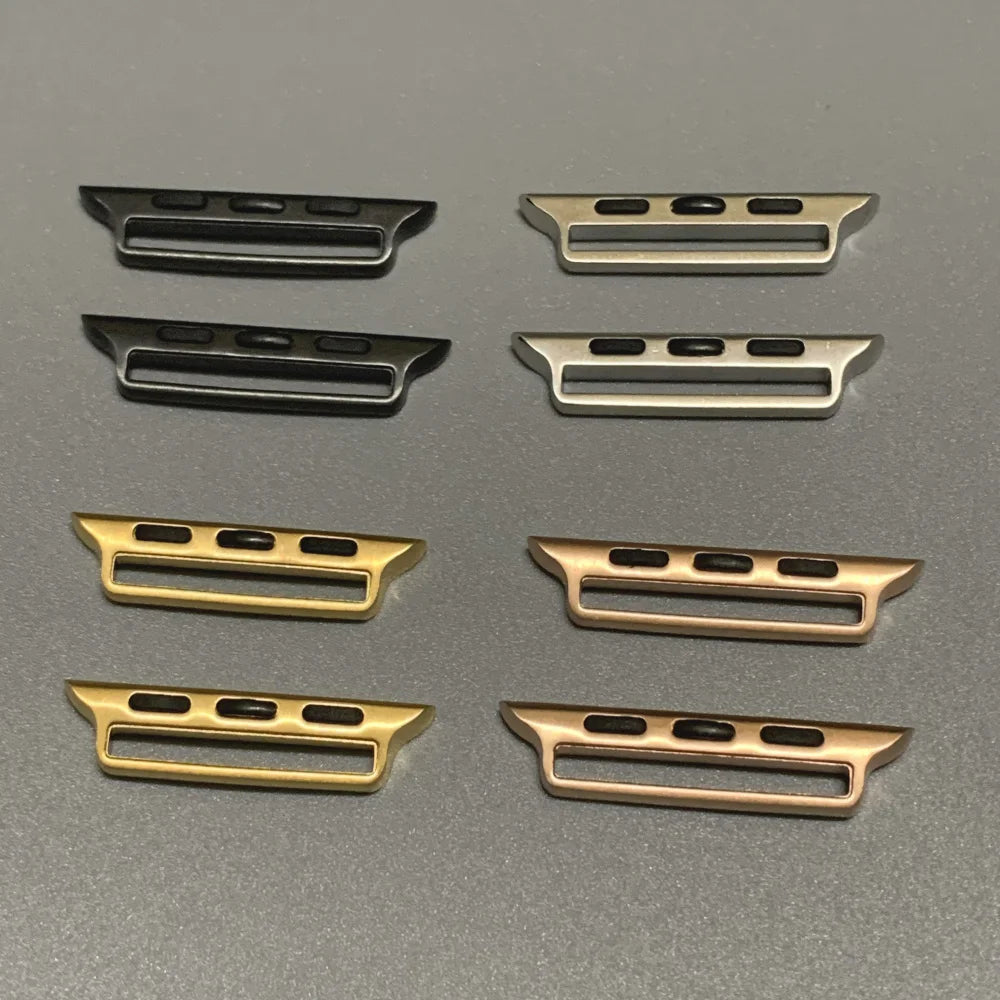 10 Pcs Seal Adapter For Apple Watch Band 38 40mm 41mm 42mm 44mm 45mm 49mm Series 4 5 6 7 8 SE Ultra Steel iWatch Strap Connector