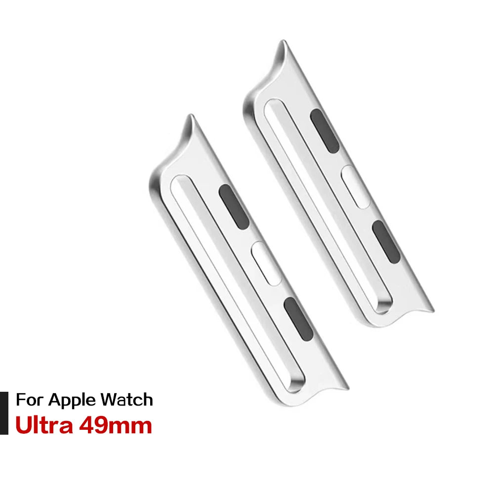 10 Pcs Seal Adapter For Apple Watch Band 38 40mm 41mm 42mm 44mm 45mm 49mm Series 4 5 6 7 8 SE Ultra Steel iWatch Strap Connector